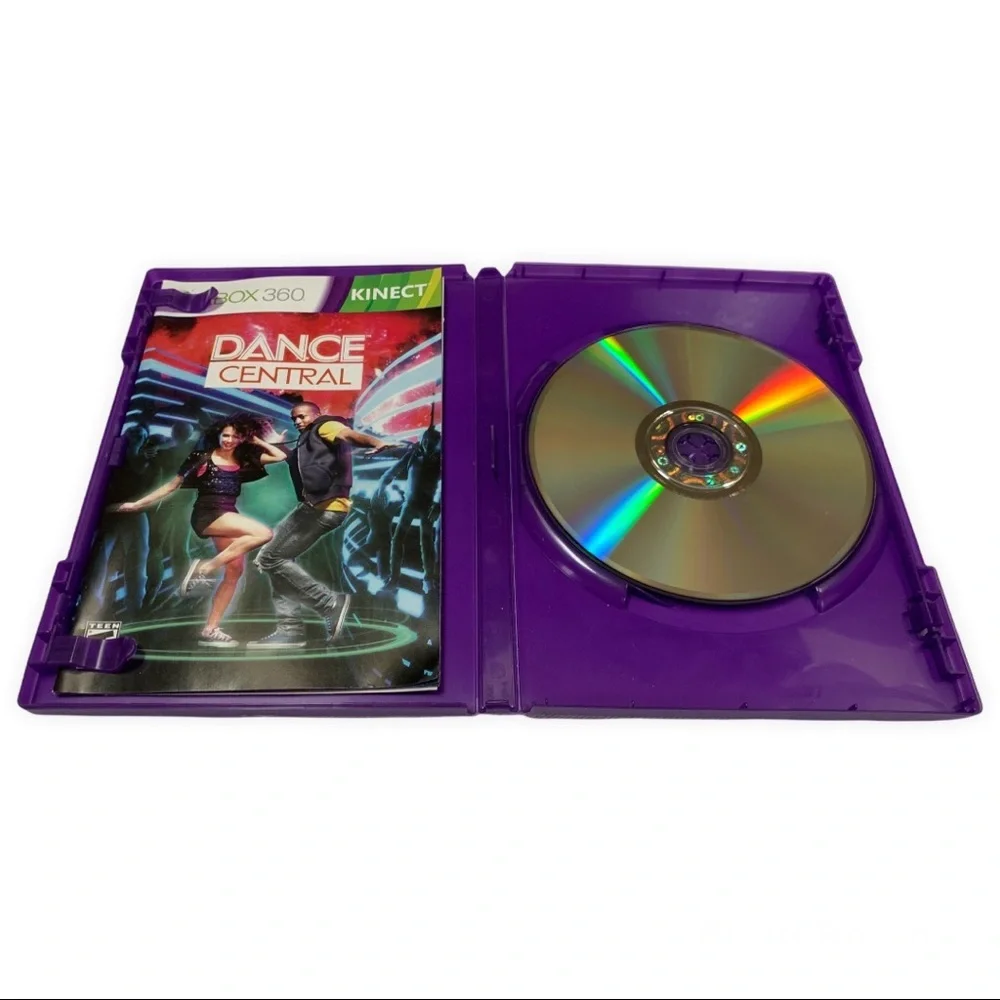 Xbox 360 Kinect Bundle and 2 Kinect Games: Dance Central and Leela & All Cables